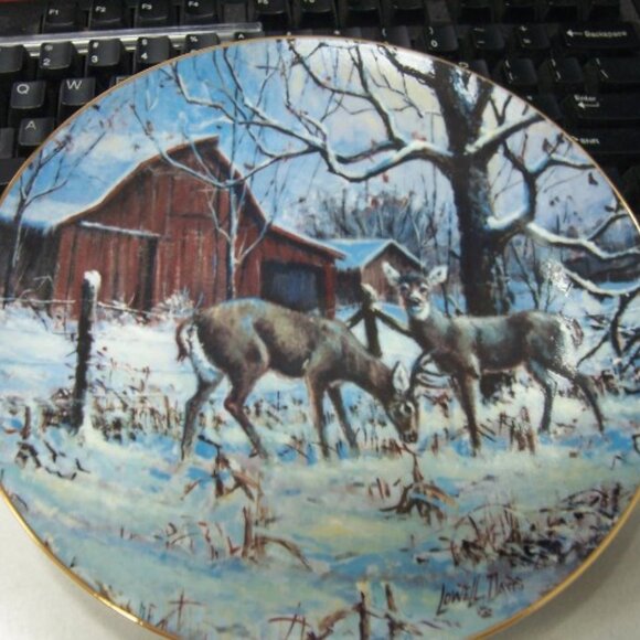 Lowell Davis Country Christmas 1989 & 1990  - Collector Plates - Picture 3 of 4